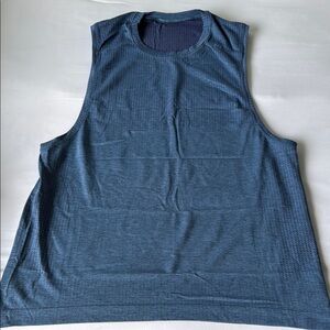 Lululemon Metal Vent Tech Blue Sleeveless Athletic Top